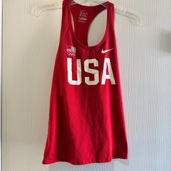 Nike Tops - Nike USA Red Racerback Tank - size medium good condition